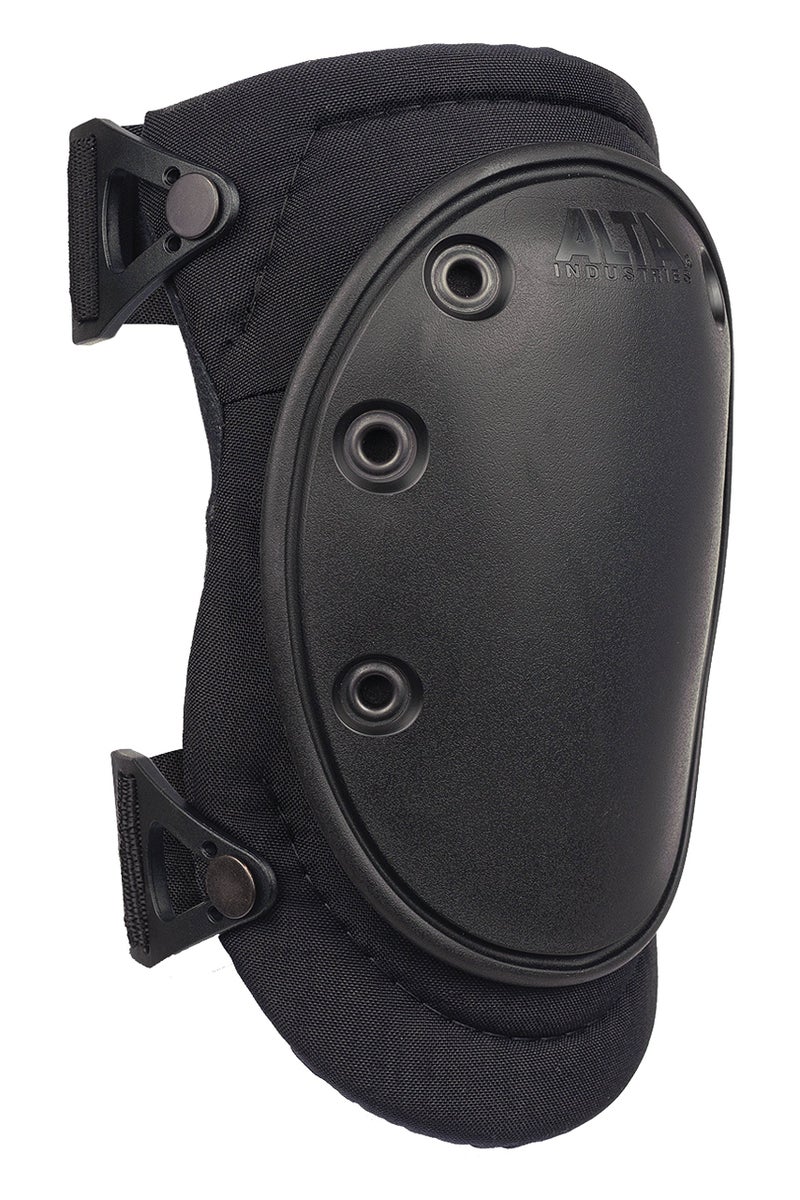 ALTA 50453.00 AltaFLEX Gel Knee Protector Pad, Black Cordura Nylon Fabric, AltaLOK Fastening, Flexible Cap, Long, Black - Image 2